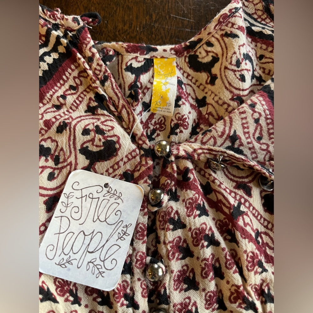 Free People Romper Floral Jumpsuit NWT - Picture 4 of 15